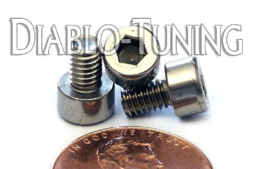 M4 - 0.70 x 6mm - qty 10 - a2 stainless steel socket head cap screws - din 912 for sale
