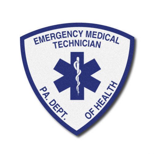 FIREFIGHTER HELMET DECALS - SINGLE - FIRE - EMS STICKER- Pennsylvania PA EMT 4&#034;