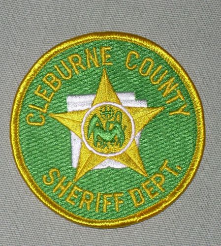 Cleburne county arkansas sheriff  police patch    obsolete used for sale