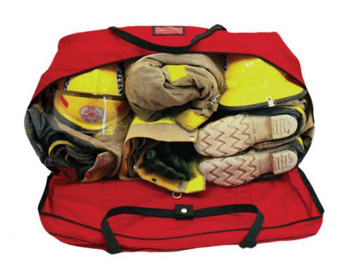 Supersized turnout gear bag - red with maltese cross for sale