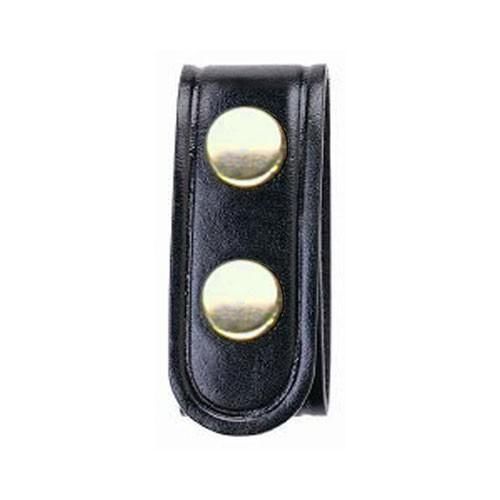 Bianchi 22186 AccuMold Elite Plain Leather Belt Keepers w/ Brass Snap 4 Pack