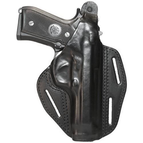 Blackhawk 420005bk-r black rh cqc 3 slot leather glock 26/27/33 gun holster for sale