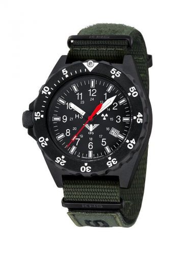 Tactical Watch, KHS Shooter, tritium lights, Date, Army Strap ,Tactical Use