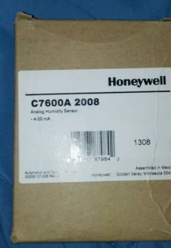 (1) new other*open box*Honeywell C7600A 2008 * analog humidity sensor*never used