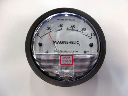 Dwyer 2001 Magnehelic 0-1.00&#034; w.c. H2O Pressure Gauge NEW NIB Magnahelic gage