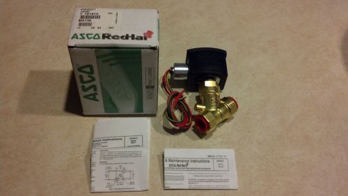 Asco red-hat ii solenoid valve ef8030g071 1/2&#034; 120 volt 2 way for sale