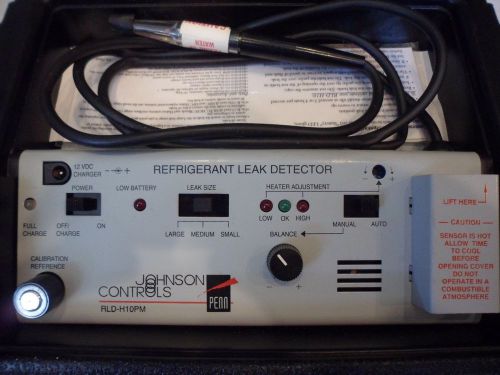 LIKE NEW JOHNSON CONTROLS RLD- H10PM Refrigerant Leak Detector