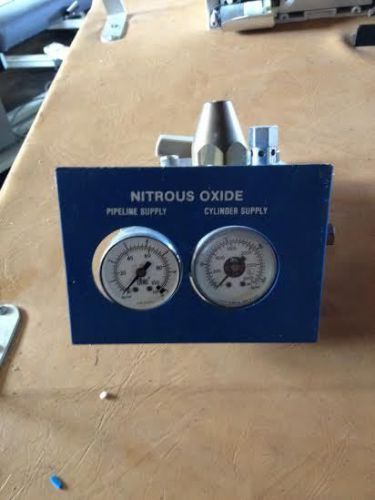 Nitrous Oxide Pipeline Supply Cylinder Supply Block Guages Anesthesia
