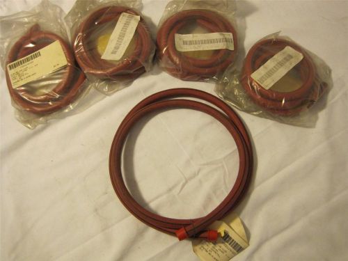 1816 Lot(5) Cissell S45 Nonmetallic Steam Hose Red 1/4&#034; x 54&#034; Overall New