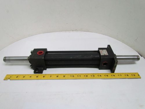 Hennells hydraulic cylinder 1-1/2&#034; bore 7&#034; stroke double rod 1500psi for sale