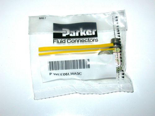 Brand new parker elbow fitting connector wee06lma3c - free shipping (qty:15) for sale