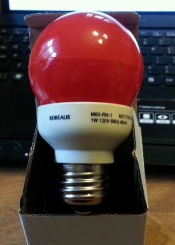 100 RED BOREALIS M60-RN-1 CARNIVAL/SIGN LED LIGHT BULB - CAN BLINK AND CHASE