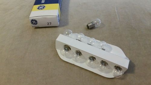Box Of 10 GE General Electric No. 27 GE27 Miniature Lamps Light Bulbs