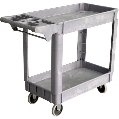 Industrial Push Service Cart Commercial Strength Supply Transport Shelves Wheels