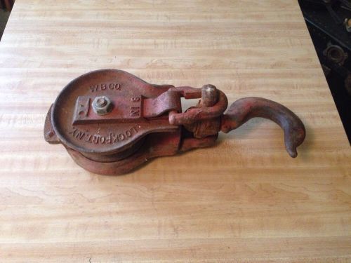 VINTAGE ANTIQUE Newyork LOCKPORT # 8 Made By W B Co