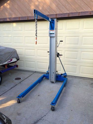 Genie super lift advantage sla-15 material lifter 800 lb max capacity jib crane for sale