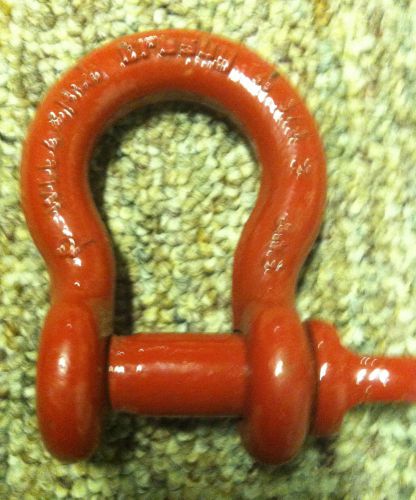 Crosby 2 ton  screw pin anchor shackle  1/2 &#034; usa made for sale