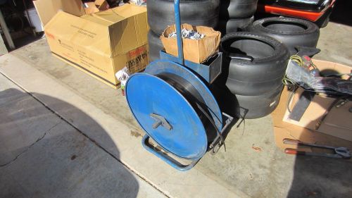 Strapping machine bander system banding cart crimper tool nylon dispenser heavy for sale