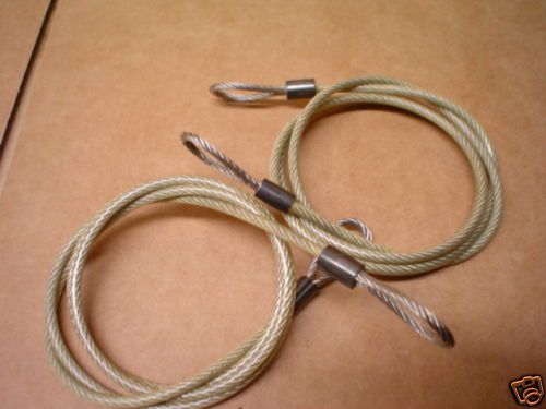 Lot of 2 Oval Strapper 2C846 Cable Assemblies - Used