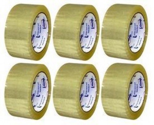 (6 ROLLS) PACKING TAPE - Box Sealing - (2 inches x 330 feet each)