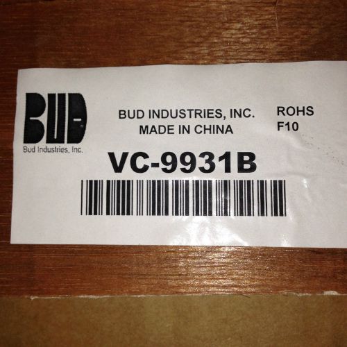 Bud Industries VC-9931-B VisionCab Steel Cabinet  NEW