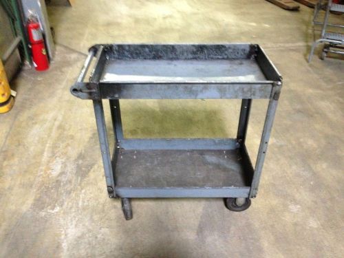 All welded steel shop cart-used for sale