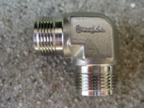 7) swagelok ss-810-9 1/2&#034; stainless steel 90 elbow tube fitting for sale