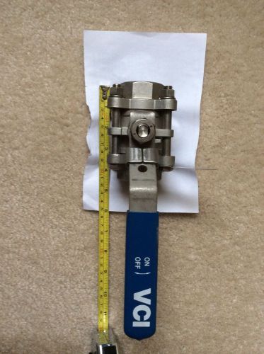 New vci 1000wog 1 1/4&#039;&#039; cf8m  stainless steel ballvalve for sale