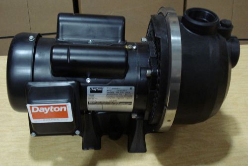 Dayton Centrifugal Pump 4RJ43 2 hp 1 Phase 60Hz 230V self priming NIB NEW