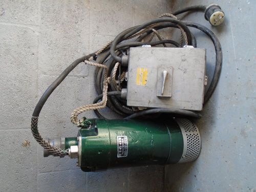 barnes/prosser industrial submersible water pump