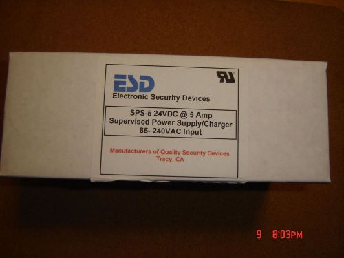 ESD SPS-5 24VDC 5Amp Power Supply/Charger