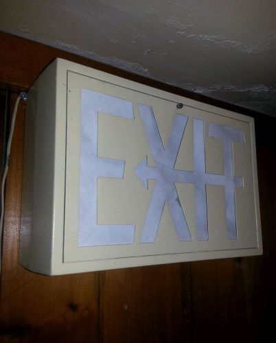 Light up exit sign for sale