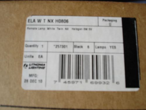 Lithonia elawtnxh0806 remote 2 lamp emergency lights 8w 6v wet location new for sale