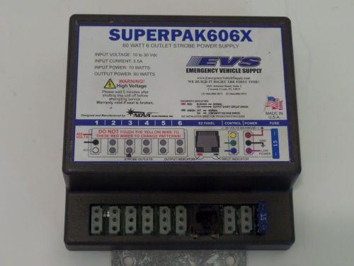 EVS by Nova Electronics superpak 606x Head Strobe Power Supply Multi-Flash