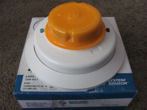 System Sensor i3 Series 4W-B 4-Wire Plug-In Photoelectric Smoke Detector NEW