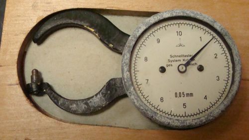 Schnelltaster system kroplin quick test type dial outside micrometer* for sale