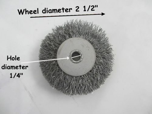 Locksmith wheel metal brush