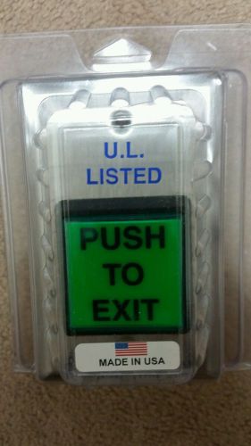 Illuminated request to exit button ts-2 alarm control corp access control system for sale