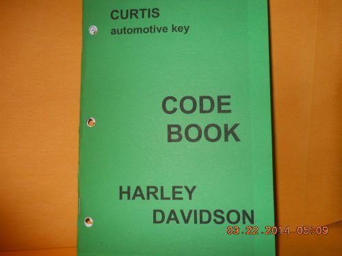 CURTIS CODE BOOK  (HARLEY DAVIDSON  MOTORCYCLE)