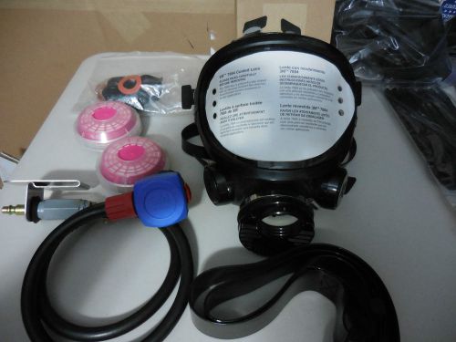 3m 7800s full facepiece respirator gas mask large with airline regulator hepa for sale
