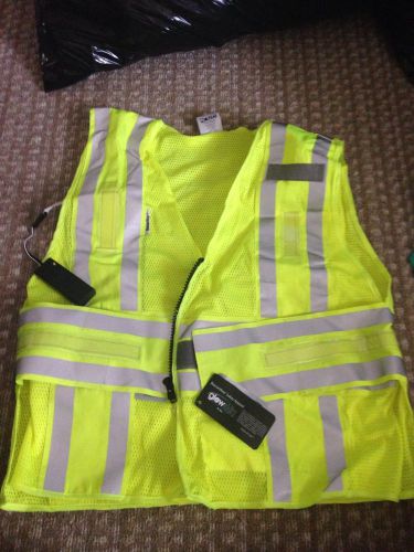 Beacon Wear Light Up Safety Vest &amp; Frank W. Winnie Reflective Overalls/ Jackets