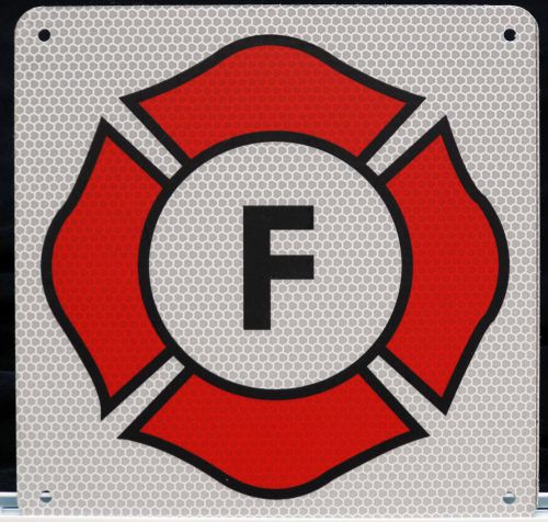 New Engineer Grade Reflective Aluminum Florida Fire Safety Floor Truss Sign