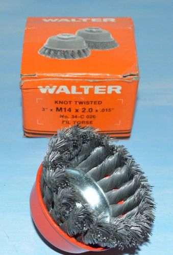 Walter Wire Cup Brush Knot Twister