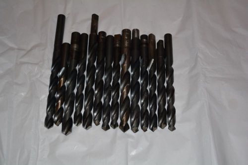 Nice set Of 14 Drill Bits 16th, 32ths , 64ths   made in usa