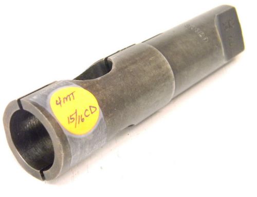 Used collis split sleeve center drill driver #4mt (for .937&#034; body center drills) for sale