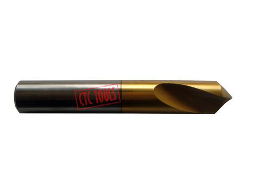 18mm hss m35 tin 90 degree spot dril drill bit cnc milling drilling #l16210 for sale