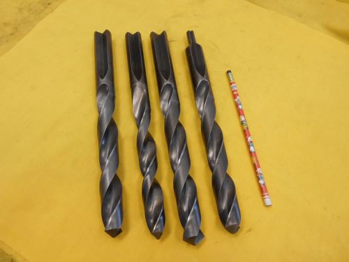 4 STRAIGHT SHANK DRILL BITS lathe mill drilling tool DETROIT USA with ODD SHANK