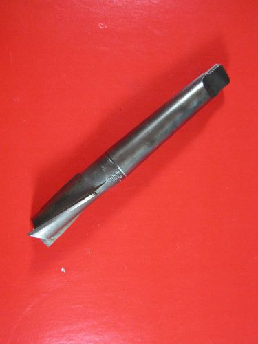 MORSE 25/32&#034; inch, END MILL, HS, 3 Flute, Morse Taper, 5-1/4&#034; inches long, USA