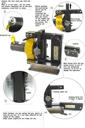 Hydraulic Copper Busbar Bender 0.39” Thickness CB-150D bending&amp;cutting machine