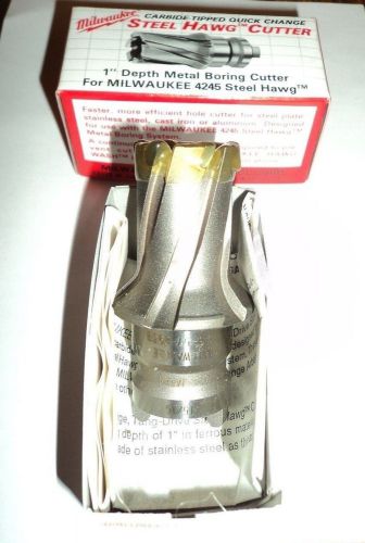New Milwaukee 15/16&#034; Steel Hawg Cutter ~ Carbide-Tipped Quick Change!